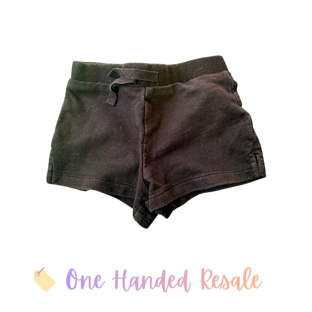 🖤 Circo Kids Black Short Shorts Drawstring Unisex Girls 12M